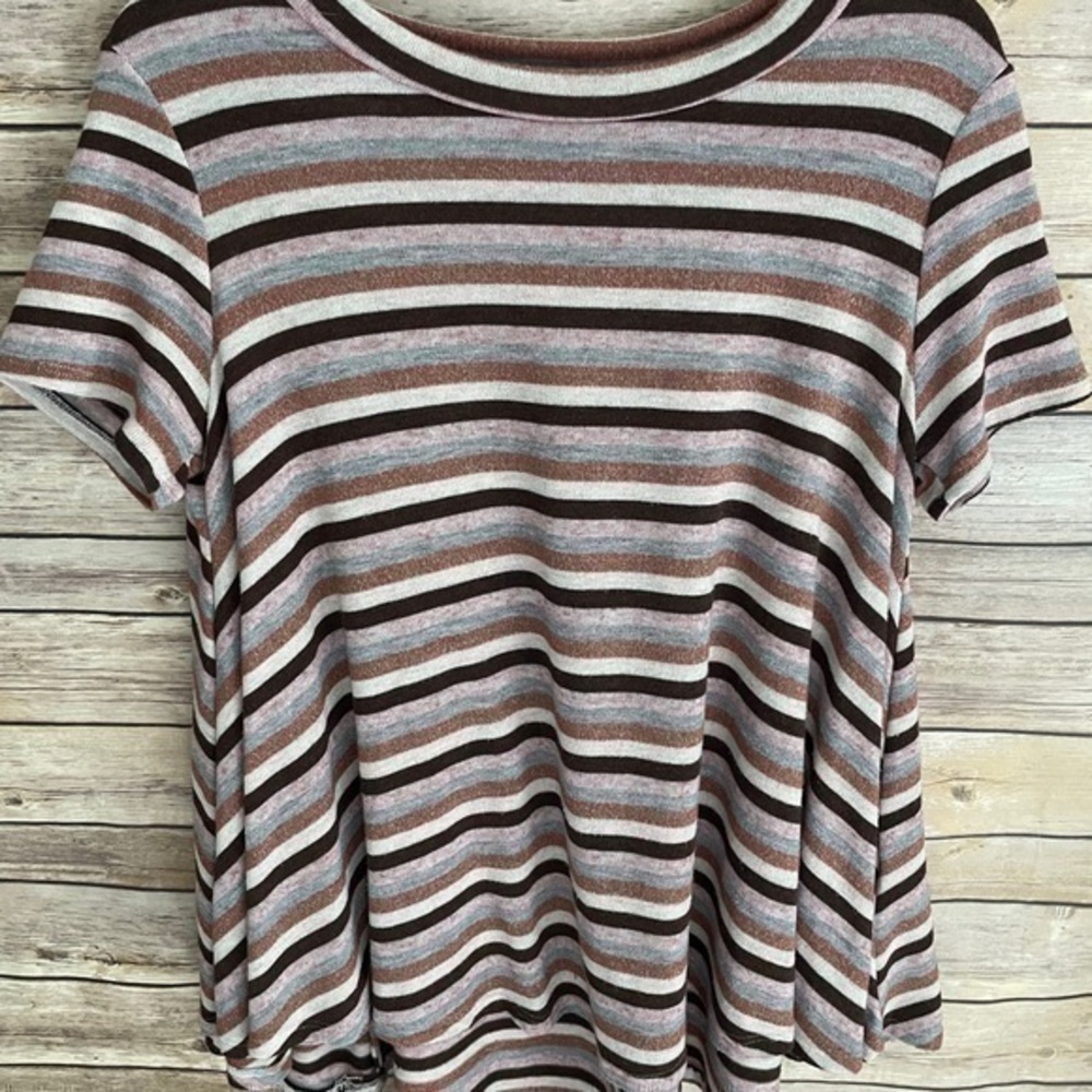 Anthropologie Meri Swing Tee Pink - Picture 2 of 5